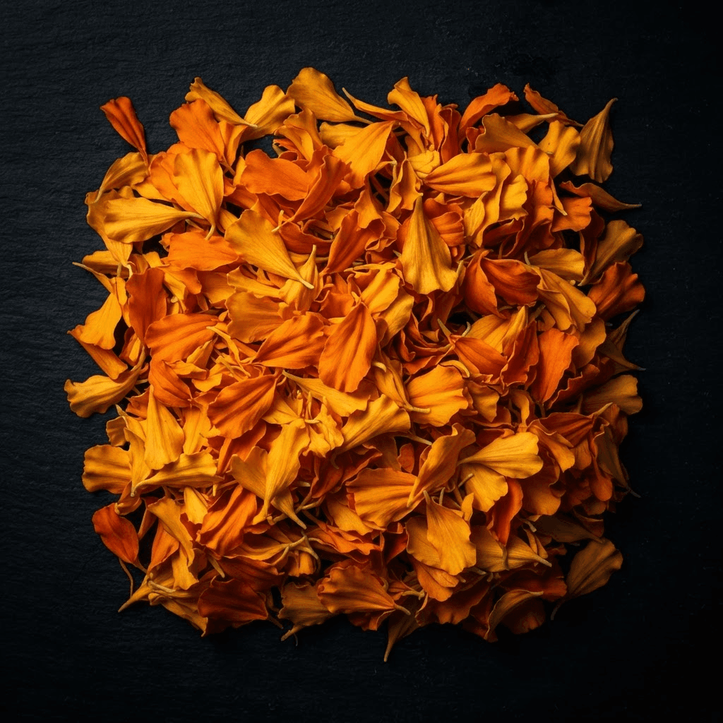 Gold Dust Woman — French Marigold edible flowers — Tagetes patula